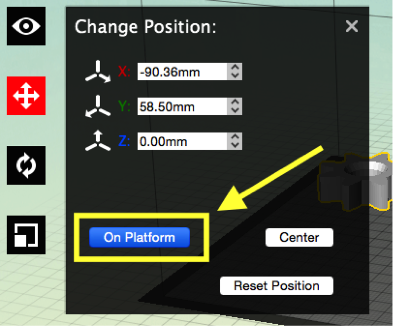On Platform Button