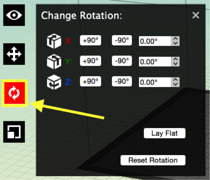 Rotate Tool Options