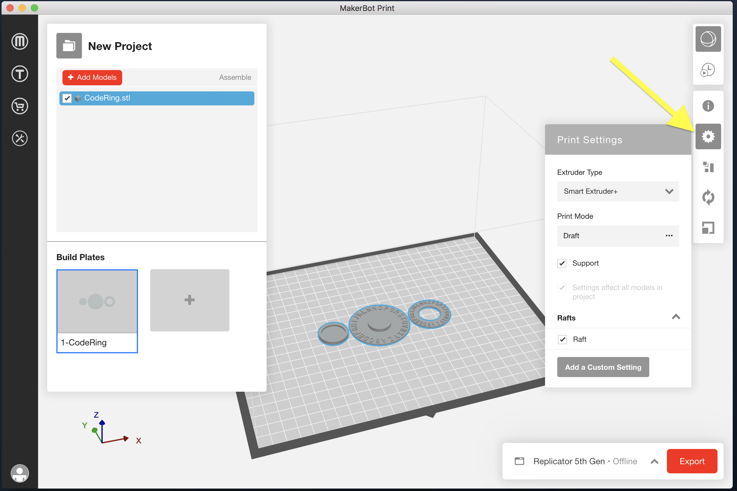 Erobring Vuggeviser lejer Creating a .makerbot file with MakerBot Print Software | Maker Commons