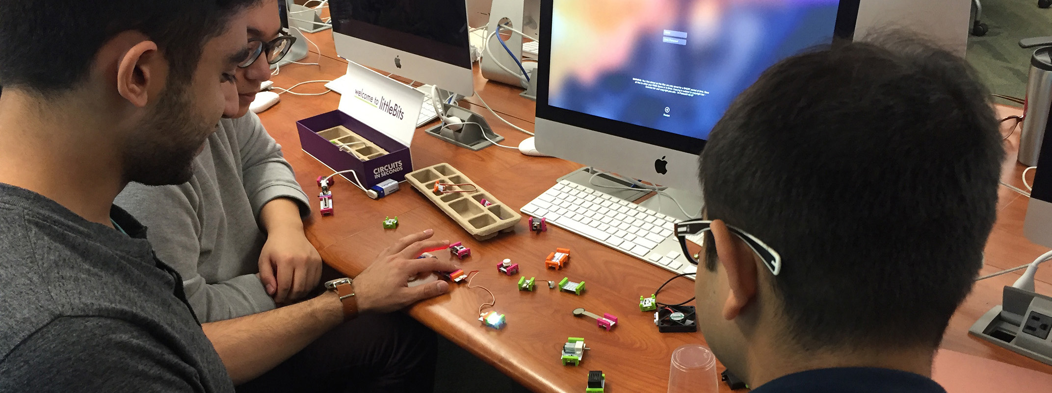 Students with littleBits